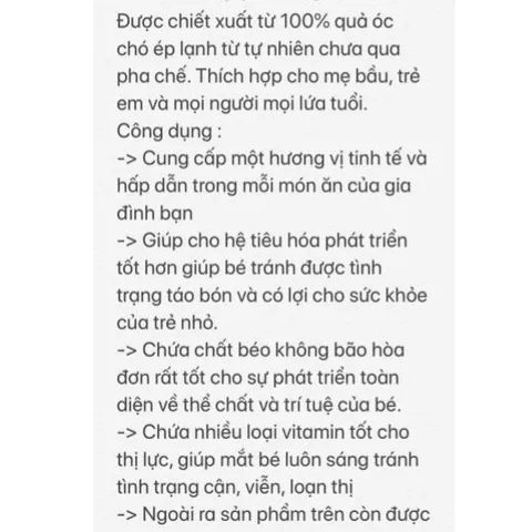 Hàng Đức đủ bill dầu ăn cho bé Brandle chiết xuất từ hạt óc chó