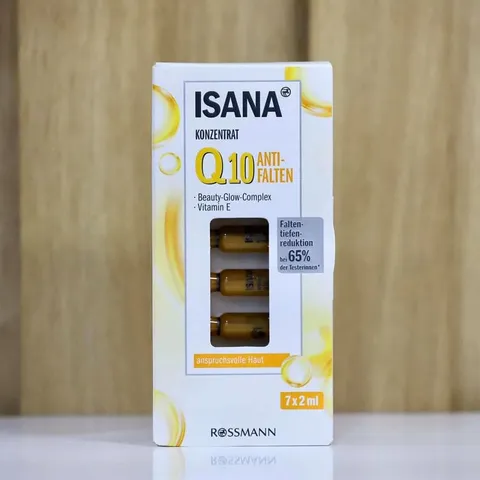 Huyết Thanh ISANA Q10 - Chống Nhăn, Chống Lão Hóa Siêu Hiệu Quả - Dưỡng Da Tươi Trẻ, Giảm Nếp Nhăn 7 ống x 2ml