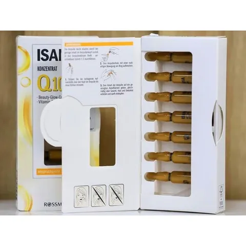 Huyết Thanh ISANA Q10 - Chống Nhăn, Chống Lão Hóa Siêu Hiệu Quả - Dưỡng Da Tươi Trẻ, Giảm Nếp Nhăn 7 ống x 2ml