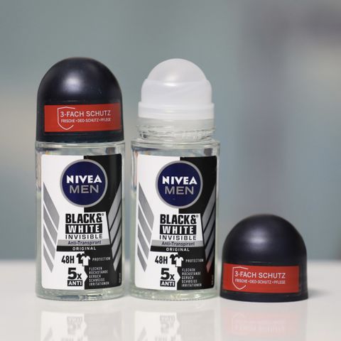 Lăn nách khử mùi Nivea Men 50ml - Ngăn tiết mồ hôi, hương thơm nam tính, khô thoáng 48 giờ, sản phẩm chăm sóc cá nhân hàng đầu từ Đức