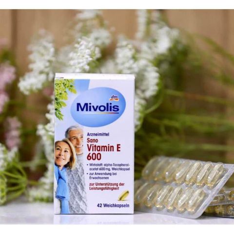 Viên Uống Mivolis Vitamin E 600 – Hỗ Trợ Bổ Sung Vitamin E
