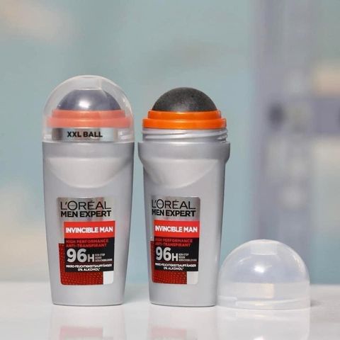 Lăn Nách Loreal Men Expert 50ml - Khử Mùi Hiệu Quả Lên Đến 96h, An Toàn Cho Da Nam, Không Chứa Cồn, Hương Thơm Tươi Mát