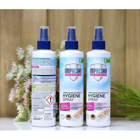 Xịt vi khuẩn, nấm mốc IMPRESAN của Đức chai 250ml - Hàng nội địa Đức
