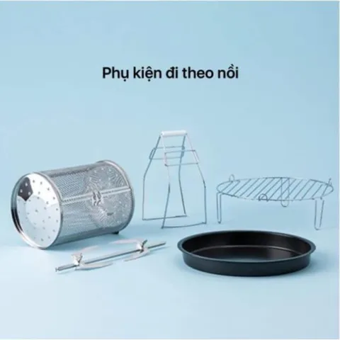 [SALE ĐẬM] Nồi chiên không dầu, nồi nướng không dầu Turbo Klarstein 9 lít siêu tiện dụng, chiên gà, ngan nguyên con