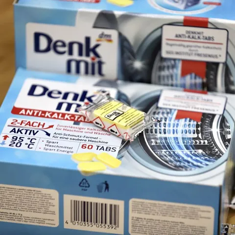 Viên Vệ Sinh Lồng Giặt Denkmit Đức - Diệt Khuẩn, Tẩy Rửa Mảng Bám, Khử Mùi Hiệu Quả, Tiện Dụng Cho Máy Giặt Gia Đình