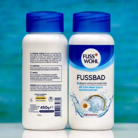 Muối Ngâm Chân Thảo Dược Fuss Wohl 450g - Sản Phẩm Chăm Sóc Bàn Chân Từ Đức Giúp Thư Giãn và Làm Sạch Da Mềm Mại