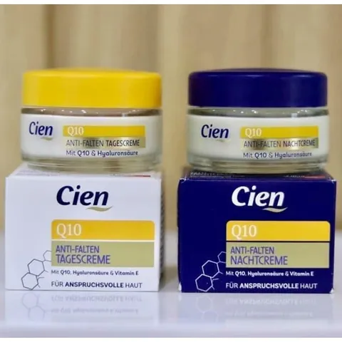 Bộ Kem Dưỡng Ngày và Đêm Q10 CIEN - Chống Lão Hóa, Cấp Ẩm, Xóa Nếp Nhăn - Dưỡng Da Căng Mịn, Tươi Trẻ Sau 1 Tháng Sử Dụng
