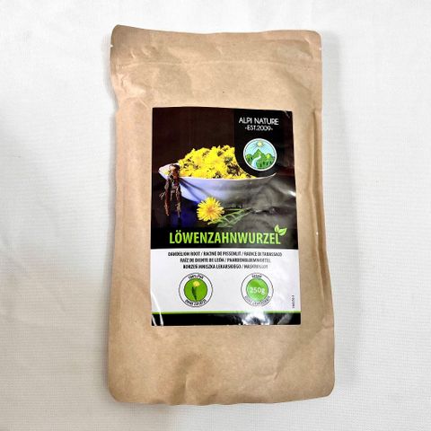 Rễ Bồ Công Anh Khô Alpi Nature 250g - Tinh Chất Từ Thiên Nhiên, Vegan, Hỗ Trợ Sức Khỏe và Chế Độ Ăn Lành Mạnh