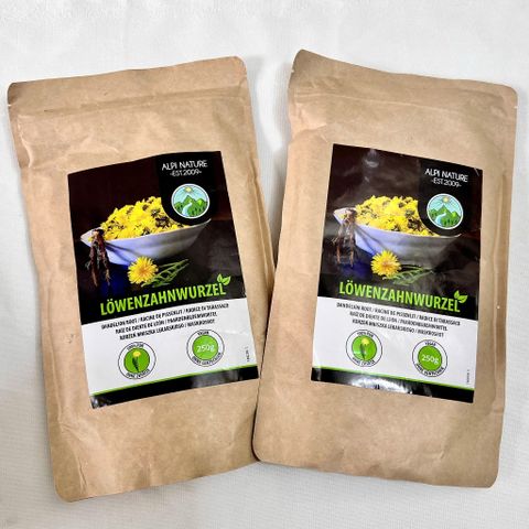 Rễ Bồ Công Anh Khô Alpi Nature 250g - Tinh Chất Từ Thiên Nhiên, Vegan, Hỗ Trợ Sức Khỏe và Chế Độ Ăn Lành Mạnh