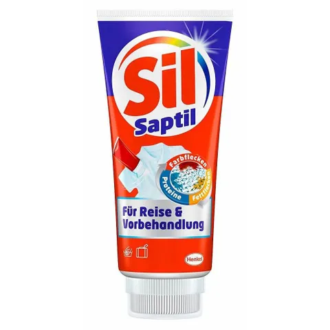 Kem tẩy vết bẩn quần áo SIL SAPTIL HENKEL 200ml - Dễ dàng làm sạch mọi loại vải, bảo vệ màu sắc, tiện dụng cho áo lót và áo mỏng