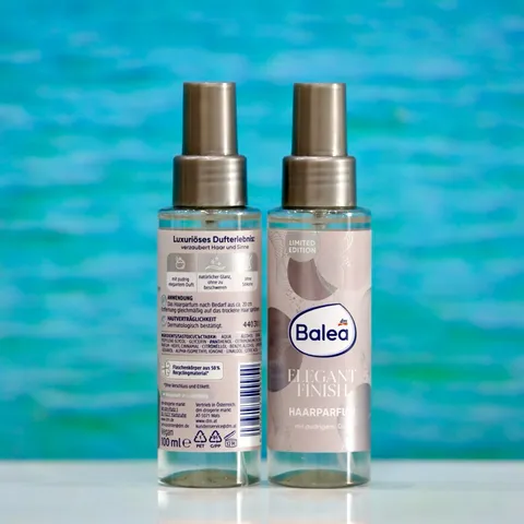 Nước Hoa Tóc Balea Elegant Finish 100ml - Hương Phấn Sang Trọng, An Toàn Cho Tóc, Công Thức Vegan, Thân Thiện Môi Trường