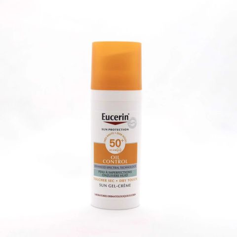 Kem Chống Nắng Kiểm Soát Dầu Eucerin Cho Da Nhờn, Da Mụn Chỉ Số Chống Nắng SPF50+