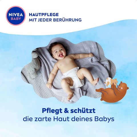 Kem Dưỡng Da Nivea Baby Soft Creme 200ml - Dưỡng Ẩm An Toàn cho Trẻ Sơ Sinh và Trẻ Em, Bảo Vệ Da 24h