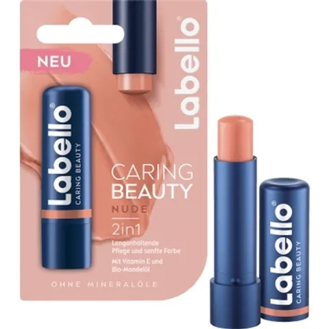 Son dưỡng môi Labello Lippenpflege Caring Beauty Nude, 4,8 g