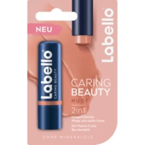 Son dưỡng môi Labello Lippenpflege Caring Beauty Nude, 4,8 g