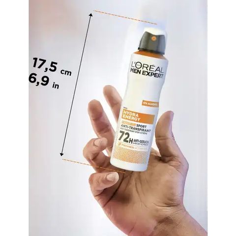 Xịt khử mùi nam L'Oréal Men Expert Extreme Sport 150ml - Kiểm soát mồ hôi, hương thơm mạnh mẽ, nhanh khô cho nam giới năng động