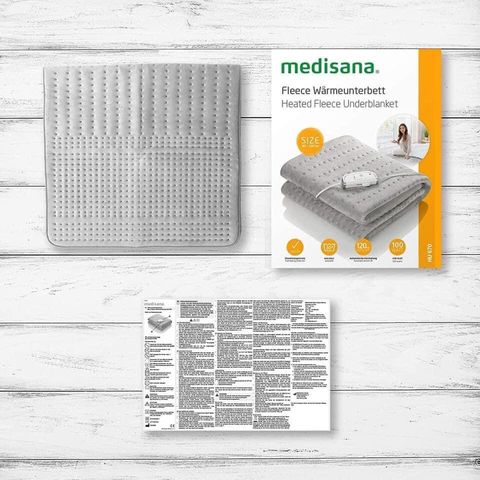 Hàng đủ Bill ĐỆM ĐIỆN MEDISANA HU670 - Hàng xách tay Đức