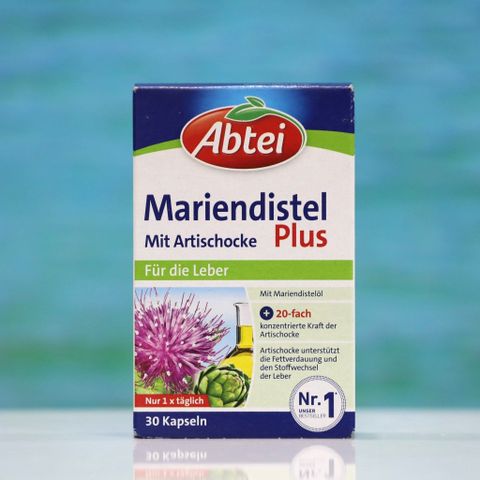 Viên uống bổ gan Abtei Mariendistel - Hỗ trợ chức năng gan, 30 viên - Hàng Đức chính hãng