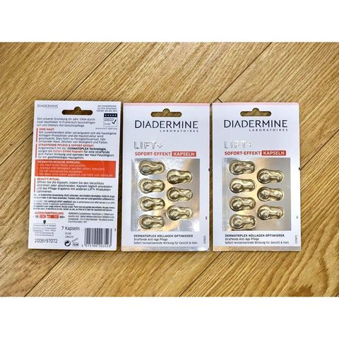 Viên Dưỡng Da Collagen Diadermine Lift+ - Tăng Độ Đàn Hồi, Giảm Nếp Nhăn, Nâng Cơ Mặt - Chăm Sóc Da Hiệu Quả, 7 Viên