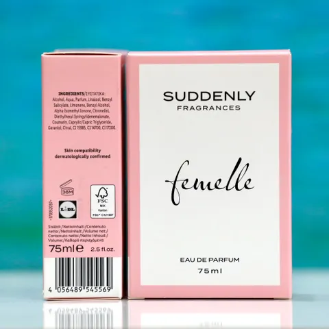 Nước hoa femelle Suddenly 75ml, Produced in Germany