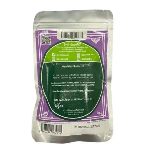 Nhụy Hoa Nghệ Tây Azafran 10g - Nhập Khẩu Đức, Tự Nhiên, Chất Lượng Cao Dùng Pha Trà, Nấu Ăn & Làm Đẹp