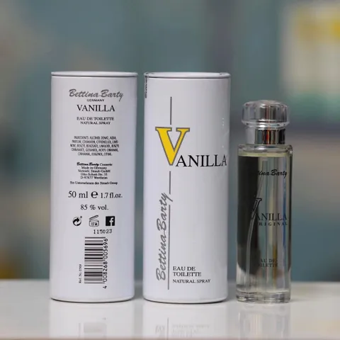Nước hoa Bettina Barty Vanilla EDT 50ml - Hương hoa ngọt ngào quyến rũ, lưu hương lâu, phù hợp mùa hè và đông.