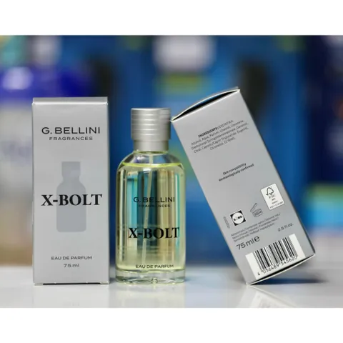 Nước Hoa G.Bellini X-Bolt 75ml - Hương Thơm Mạnh Mẽ, Nam Tính, Tự Tin Trong Mọi Hoàn Cảnh