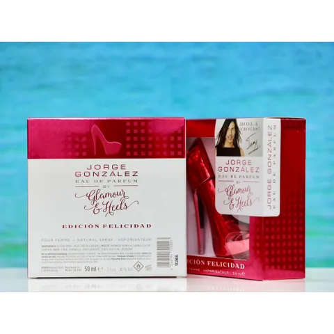 Nước Hoa Jorge González 50ml - Hương Hoa Ngọc Lan & Hổ Phách Trong Chiếc Giày Cao Gót Đỏ Sang Trọng