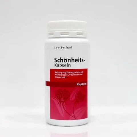 Tinh dầu hoa anh thảo Sanct Bernhard Schonheits, hàng Đức. Hộp 200 viên