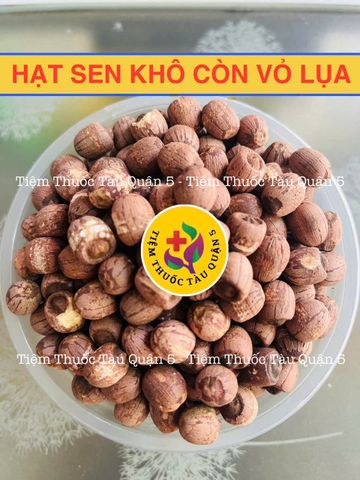 Hạt Sen Khô Nguyên Vỏ Lụa Đặc Biệt - Thơm Ngon 500g, Giàu Dinh Dưỡng, Thanh Lọc Cơ Thể