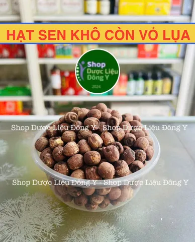 Hạt Sen Còn Nguyên Vỏ Lụa - Thực Phẩm Khô Nguyên Chất, Hương Vị Thơm Ngon, Giàu Dinh Dưỡng 367500