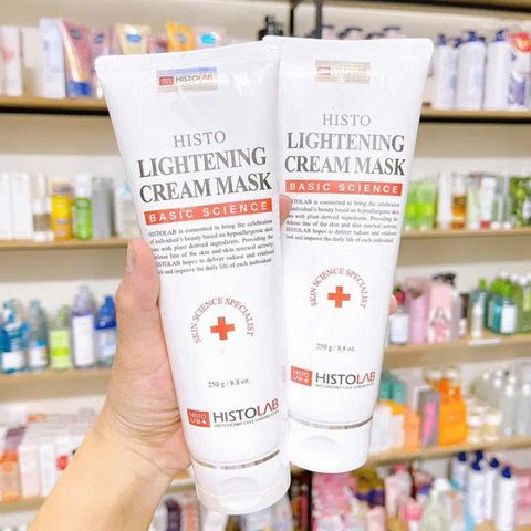 Mặt Nạ Dưỡng Trắng Da Histolab Histo Lightening Cream Mask 250gr - Làm Sáng Da, Cung Cấp Độ Ẩm, Chống Lão Hóa Từ Thiên Nhiên