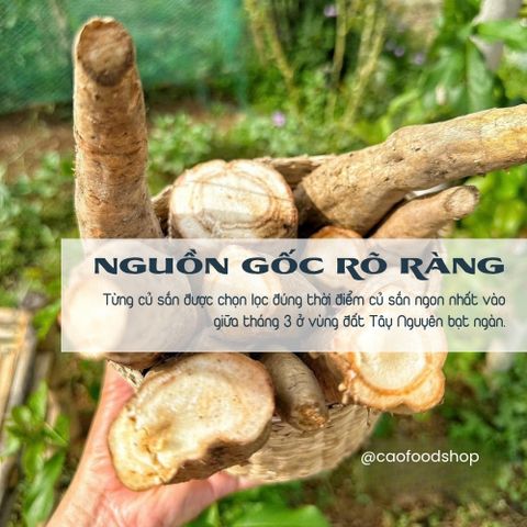 Tinh Bột Sắn Dây CAOFOOD Nguyên Chất 100% - Hàng Việt Nam, Giúp Thanh Nhiệt, Bổ Sung Năng Lượng, 500g/1kg