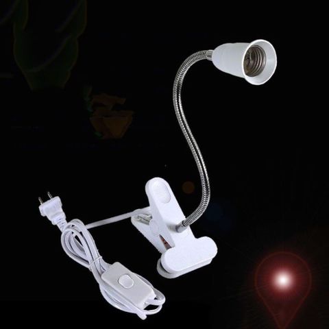 Chân Đèn Kẹp Lò Xo E27 Có Dây + Công Tắc - Giải Pháp Chiếu Sáng Hiện Đại, Tiện Lợi Cho Không Gian Sống