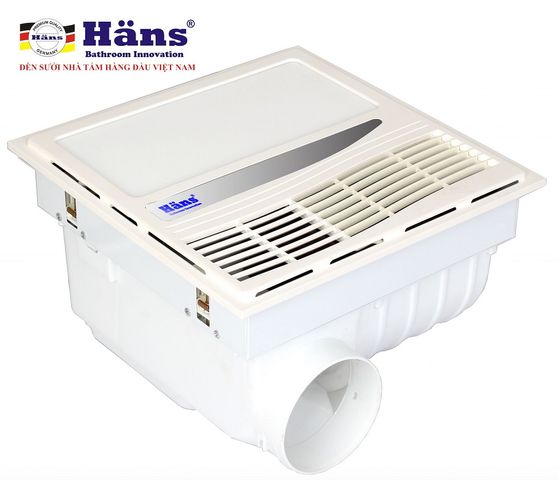 Quạt sưởi âm trần Hans HA-S - Đèn sưởi nhà tắm, thiết kế độc đáo, công suất 2000W, tiết kiệm điện, lắp đặt dễ dàng, quạt thông gió êm ái.