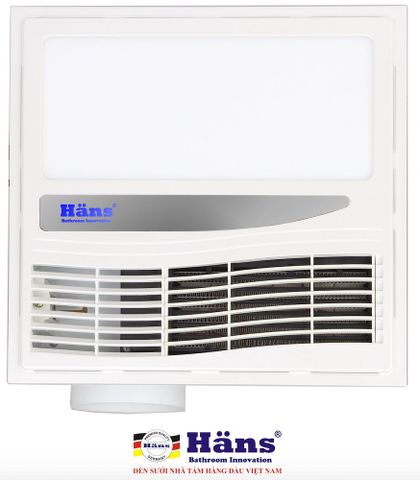 Quạt Sưởi Âm Trần Có Điều Khiển Hans HA-R - Thiết Kế Độc Đáo, Tiết Kiệm Năng Lượng, Phù Hợp Phòng Tắm Diện Tích 4-6m2