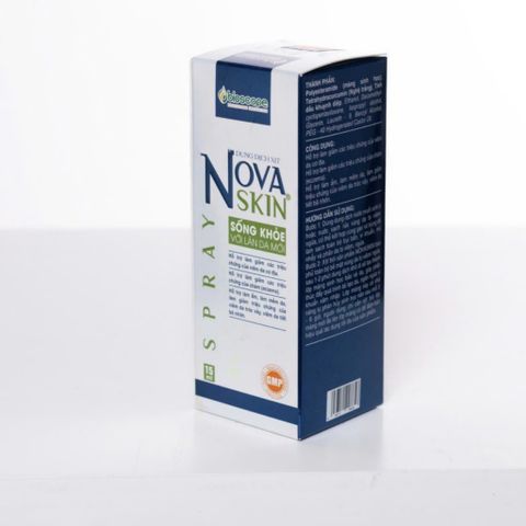 Dung dịch xịt Novaskin 15ml - Hỗ trợ làm dịu và phục hồi da nhạy cảm, giảm ngứa do Viêm Da và Chàm, bảo vệ vùng da tổn thương