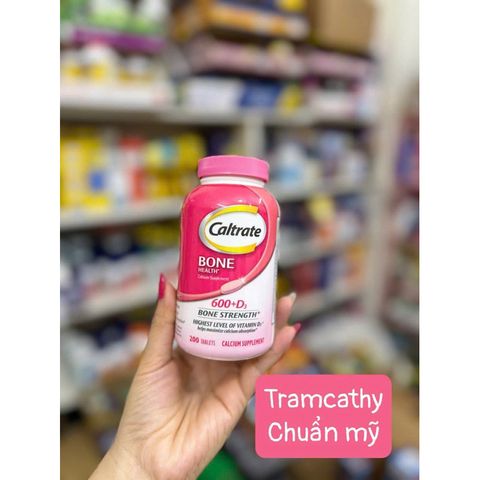 Viên Uống Hỗ Trợ Xương Caltrate Bone Health 600 mg + D3 - Bổ Sung Canxi và Vitamin D, Tăng Cường Sức Khỏe Xương