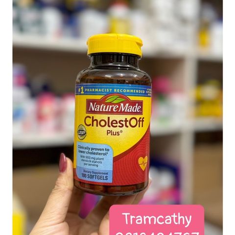 Viên uống giảm cholesterol Nature Made CholestOff Complete 120 viên - Hỗ trợ sức khỏe tim mạch, an toàn cho người dùng