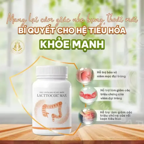 Lacttocol Max - Thực Phẩm Chức Năng Hỗ Trợ Tiêu Hóa, Giảm Trào Ngược Dạ Dày, Viêm Dạ Dày, 30 Viên
