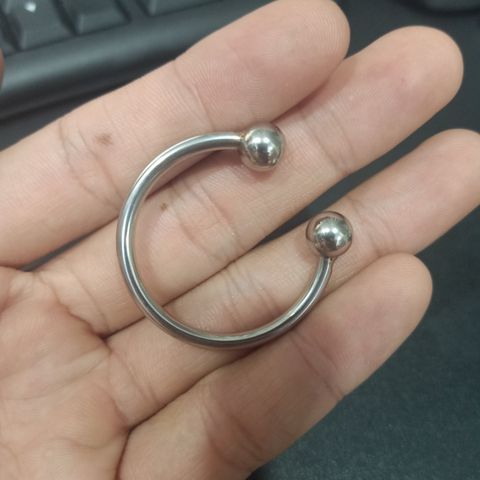 Khoen Inox Chữ C Đầu Tròn 30mm - Dụng Cụ Tiện Lợi Cho Chăm Sóc Thú Cưng, Bền Bỉ, Chống Gỉ Sét