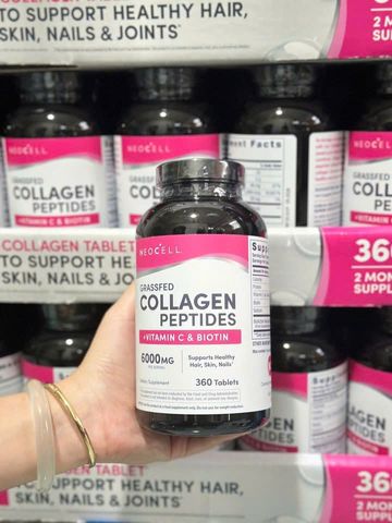 Neocell Super Collagen + Vitamin C & Biotin 360 Viên - Tăng Cường Sức Khỏe Da, Tóc Và Móng Từ Mỹ