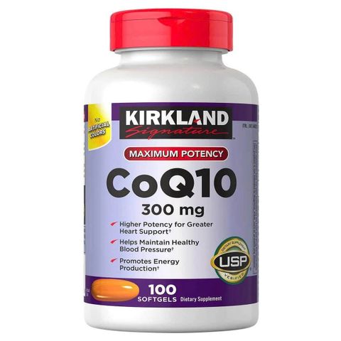 Viên uống Kirkland CoQ10 300mg - Hỗ trợ sức khỏe tim mạch và tăng cường năng lượng - Chất chống oxy hóa mạnh mẽ từ Mỹ