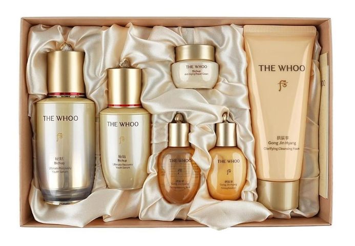 Set Whoo Bichup Ultimate Recovery Youth Serum 6 Món - Bộ Dưỡng Da Chống Lão Hóa Cao Cấp Từ Hàn Quốc
