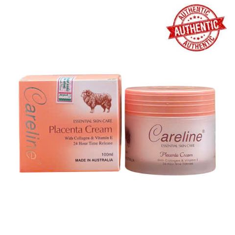 Kem Dưỡng Ẩm Careline - Nhau Thai Cừu Collagen Vitamin E 100ml - Giúp Da Mềm Mịn, Cấp Ẩm Sâu, Chống Lão Hóa