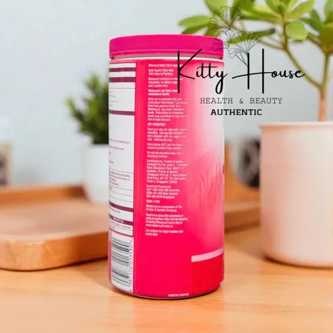 Bột sung chất xơ Meta Mucil vị dâu không đường 673g - Hỗ trợ tiêu hóa, giảm cân và ổn định đường huyết