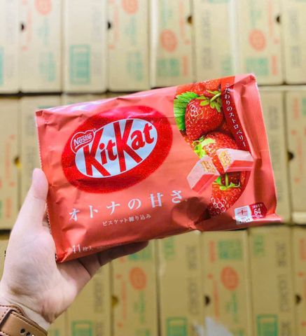 Bánh Kitkat Nhật Bản 100g - Hương Vị Độc Đáo Socola, Trà Xanh, Wasabi, Quà Tặng Ẩm Thực Nhật Bản Chính Hãng