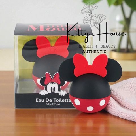 Nước hoa trẻ em Minnie Mouse Eau de Toilette 50ml - Hương thơm ngọt ngào, biểu tượng của tình yêu và sự ngây thơ cho bé