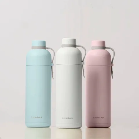 Bình Giữ Nhiệt Có Quai Xách Lock&Lock Belt Bottle 490ml - LHC4267
