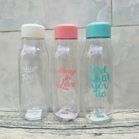 Bộ 3 Bình Nước Nhựa LocknLock Milky 500ml BPA Free - Chịu Nhiệt Đến 60 Độ, Thiết Kế Gọn Nhẹ, An Toàn Với Môi Trường